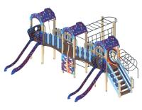 ДИК 23-303 (Космос) Детский игровой комплекс «Городок» H=1200