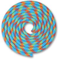 Скакалка гимнастическая INDIGO, длина 3м, Цвет Голубой