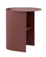 Журнальный столик Floire металл бордовый