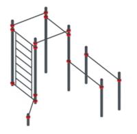ОВ 01-087 Воркаут комплекс 41  (89)