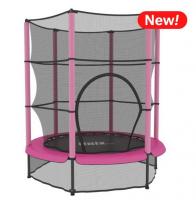 Батут UNIX line Kids 4.6 ft Pink (140 cm)