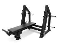 Скамья для жима лёжа с доводчиком, упором и подставкой для ног BRONZE GYM PARTNER ML-901