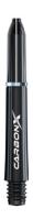 Хвостовики Winmau Carbon-X Reinforced Polymer с колечками (Short) черного цвета