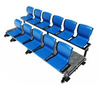 Трибуна сборно-разборная 2-рядная на 11 мест МФ 10-012