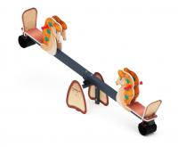 Качалка балансир со спинкой Лошадка - ИО 21.М.01.02-П.01