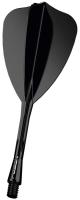 Литые оперения с хвостовиками Winmau Fusion Arrow Medium (черные)