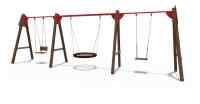 Качели тройные Дружба ИО 01240