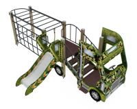 ДИК 05-1103 (Камуфляж) Детский игровой комплекс «Грузовичок» H=750