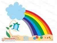 Декоративно-развивающая панель «На радужном лугу №2»