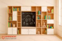 Стеллаж с местом для сидения «Веселые полочки»