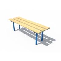 Скамья бежевая без спинки ДХО 06230