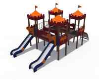 Детский игровой комплекс серии империя "Дворец" Н-1200 ДИО 02060