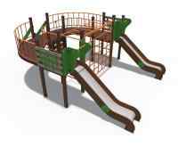Детский игровой комплекс Встречные мосты Н-1200 серии Май ДИО 04051