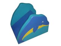 Мягкая игровая горка Дельфин