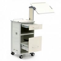 Прикроватная тумба из HPL-пластика, с выдвижным поворотно-откидным столиком C-EY-02