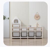 Стеллаж для игрушек UNIX Kids Grey (9 ящиков)