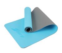 Коврик для фитнеса и йоги Start Up TPE ZH-01 Blue/Gray р183х61х0,6 см