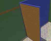 Мягкая защита для стен - протектор (2,0х1х0,03м тент, фанера)