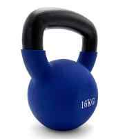 Гиря UNIX Fit виниловая 16 кг Blue