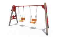 Качели деревянные Крепость ИО 01060