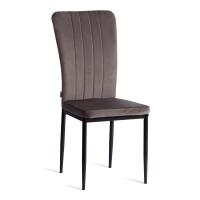 Стул VERTER (mod. BC577-DC) / 1 шт. в упаковке металл, флок, 41 х 52 х 95 см, Dark grey (темно-серый) HLR24 / черный