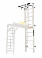 Шведская стенка Kampfer Union Wall (№6 Жемчужный Высота 3 м белый антик турник)