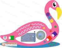 Бизиборд «Величавый фламинго»