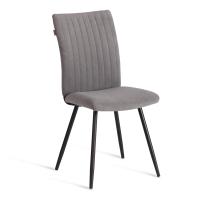 Стул обеденный Monte Carlo  (2 шт. в упаковке) TREND, велюр, серый/черный, 29, 49х51х93 см