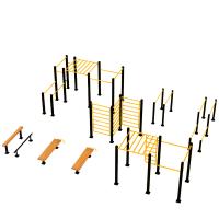 Воркаут площадка Kampfer Supreme Power Workout 4-3 (Черно-желтый)