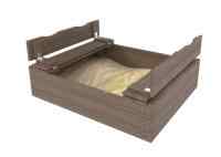 Деревянная песочница IgraGrad с крышкой