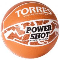 Мяч баскетбольный TORRES Power Shot B32087, размер 7