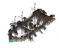 Баркентина (Летучий Голландец) - ДИК 2.03.3.06-21 - Игровой комплекс (нержавейка скат) H=1200, Н=1500, Н=2000