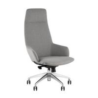 Кресло руководителя TopChairs Bow в ткани серый