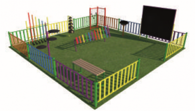 Детские уличные комплексы + Музыкальная площадка МУЗ-001