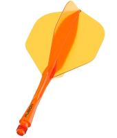 Литые оперения с хвостовиками Winmau Fusion Intermediate Fluoro Orange (оранжевые)