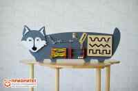 Бизиборд «Серенький волчок»