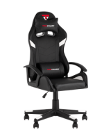 Кресло спортивное TopChairs Warden черно-белый