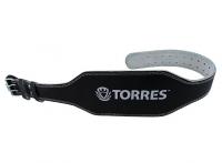 Пояс тяжелоатлетический TORRES, PRL619018L, р.L (120 см), шир. 15 см, нат.прес.кожа, черный