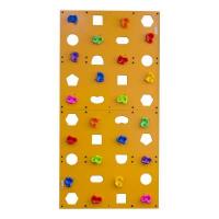 Скалодром пристенный "Формула здоровья" 1000*2000 стандарт ЭЛЬБРУС с отверстиями