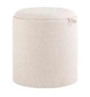 Пуф-столик с ящиком Хюгге XS букле бежевый