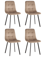 Стул Chilly велюр мокка 4шт.