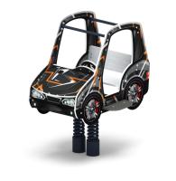 Машинка - Качалка на пружине двухместная машинка -ИО 23.03.01-05.И1