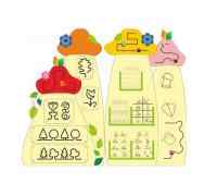 Развивающая панель «Обучение письму, развитие руки», бизиборд