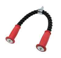 Гибкая тяга (канат) для трицепса двойная REBEL с резиновыми наконечниками