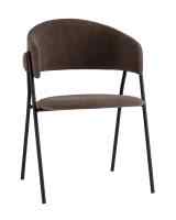 Стул Колин NEW вельвет коричневый