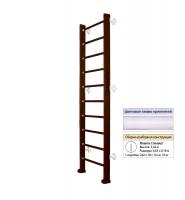 Шведская стенка Kampfer Classic Wall (№5 Шоколадный Стандарт белый)