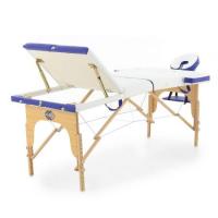 Массажный стол складной деревянный Med-Mos JF-AY01 (PW3.20.13A) 3-х секционный (светлая рама)