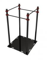 Подтягивание из виса на высокой и низкой перекладине (Каскад перекладин квадрат высокий мобильный)