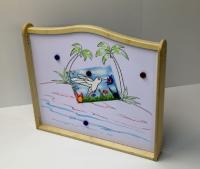 Двухсторонняя панель для игровых зон "Зеркальная и магнитно-маркерная доска"