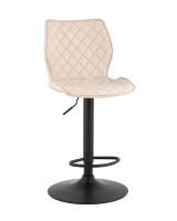 Стул барный Dome экокожа светло-серый